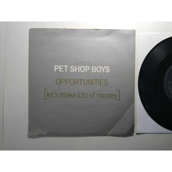 Pet Shop Boys Opportunities Let's Make Lots Of Money 7" Vinyl Record UK 1986 - Picture 2 of 4